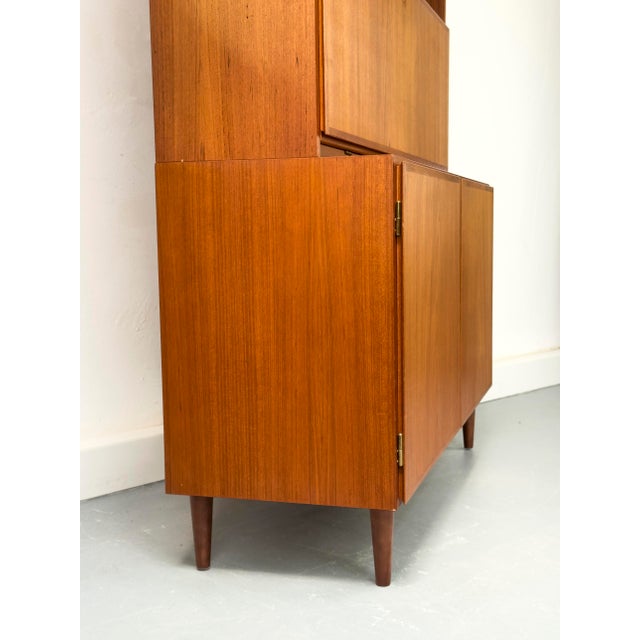 Vintage Teak Bookcase with Desk from Omann Jun, 1960s For Sale - Image 18 of 18