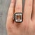 Early 21st Century Designer Effy White Topaz Diamond Enamel Ring 14kt Gold 9.80ct NWT, Size 7 For Sale - Image 5 of 6