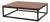 Ralph Lauren Industrial Wood Top Coffee Table For Sale