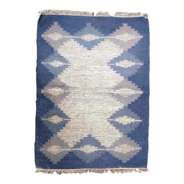 1970s Handmade Vintage Persian Ardabil Kilim 4.7' X 6.3' For Sale