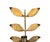 Hans Kögl Vintage Gilt Tole Espalier / Espaliered Tree / Leaf Sconce / Candle Holder, Manner of Hans Kogl For Sale - Image 4 of 6