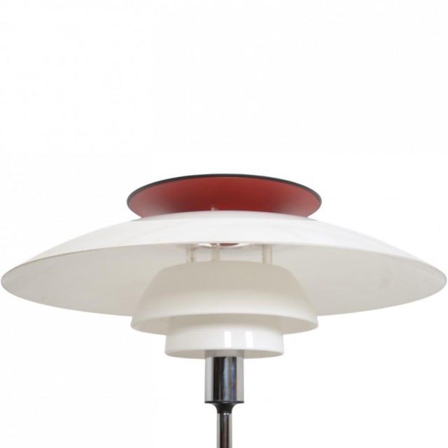 Poul henningsen ph80 table lamp with plastic shades. The lamp is from the 1990s and appears in good condition but with a...