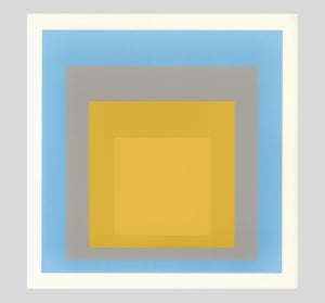 1968 Josef Albers "Homage to the Square" Serigraph "Wide Light"