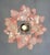 Italian Vintage Pink Murano Glass Lattimo Rondini Chandelier, 1990s For Sale - Image 10 of 17
