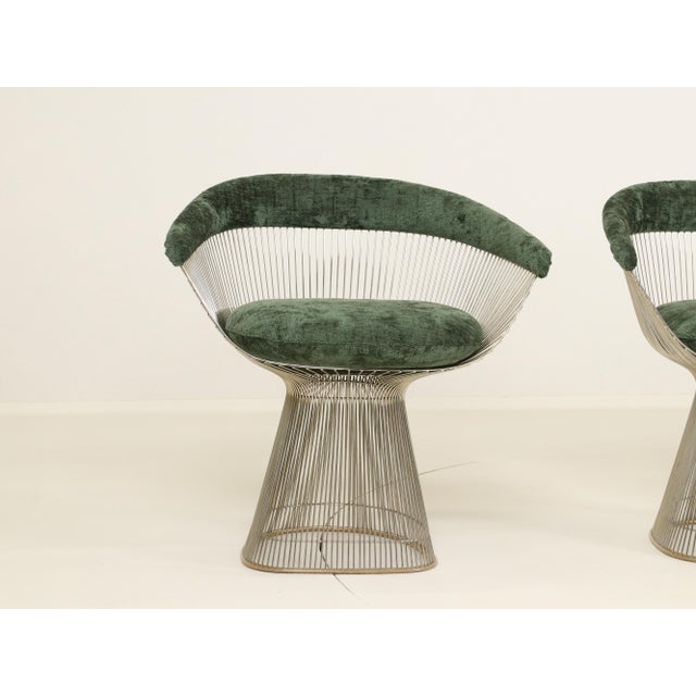 Wire Dining Set by Warren Platner for Knoll, 1980s, Set of 5 For Sale - Image 16 of 18