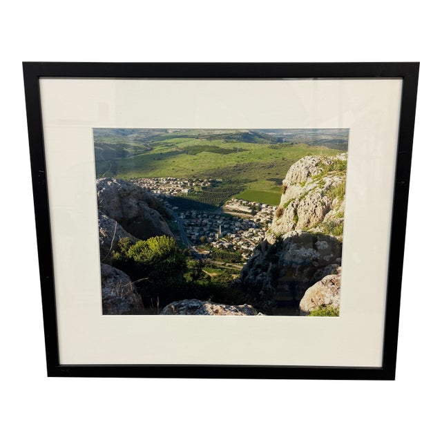 Israel Mount Arbel in the Lower Galilee Region Photograph, Framed For Sale