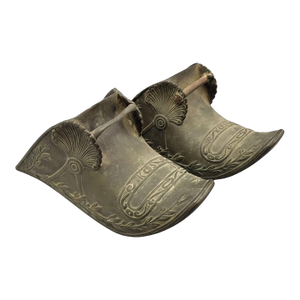 Antique Spanish Colonial Brass Conquistador Stirrups – Ornate Matched Pair
