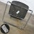 Vintage Modern Black & Chrome Cantilever Chair by United Chair Co Style of Steelcase For Sale - Image 12 of 13