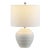 An elegant interpretation of ancient water vessels, this Lenon Ceramic Table Lamp is a new classic. Traditional textured...