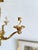 Louis XV Cast Brass Three-Light Chandelier, France, 1940s For Sale - Image 11 of 16