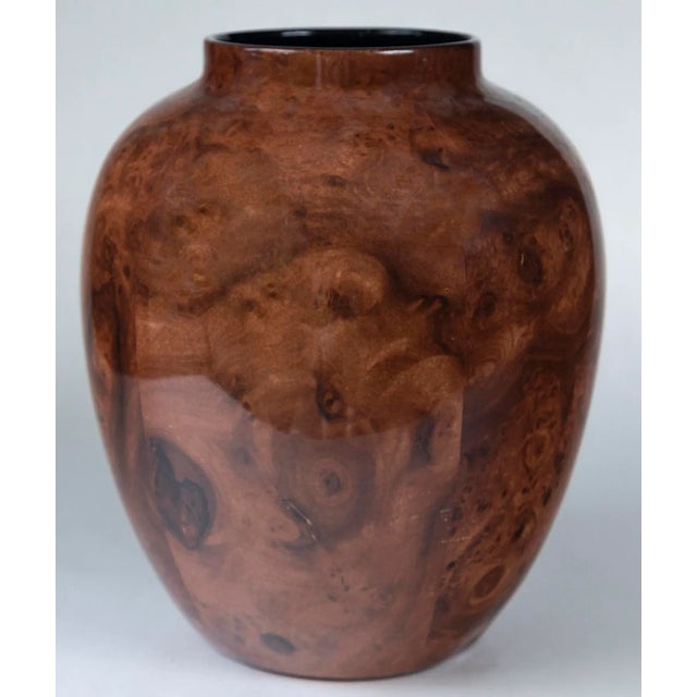 Ceramic Vintage Italian "Faux Bois" Vase, Bellini, 20th Century For Sale - Image 7 of 7