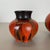 Red Black Pottery Vases attributed to Steuler Ceramics, Germany, 1970s, Set of 2 For Sale - Image 6 of 18