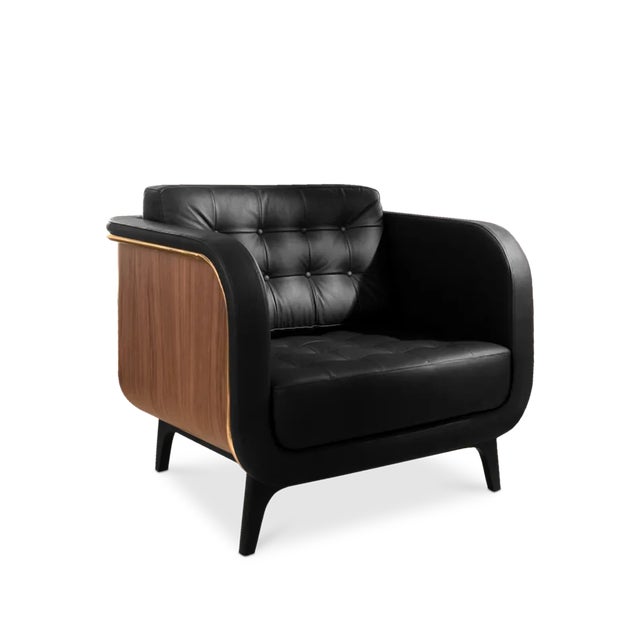 Not Yet Made - Made To Order Brando Lounge Chair by Essential Home For Sale - Image 5 of 5