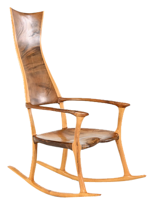 Rocking Chair in Kauri Wood by Donald Gordon, 2004