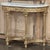 French 19th Century French Louis XVI Giltwood Carrara Marble Top Demilune Console For Sale - Image 3 of 18