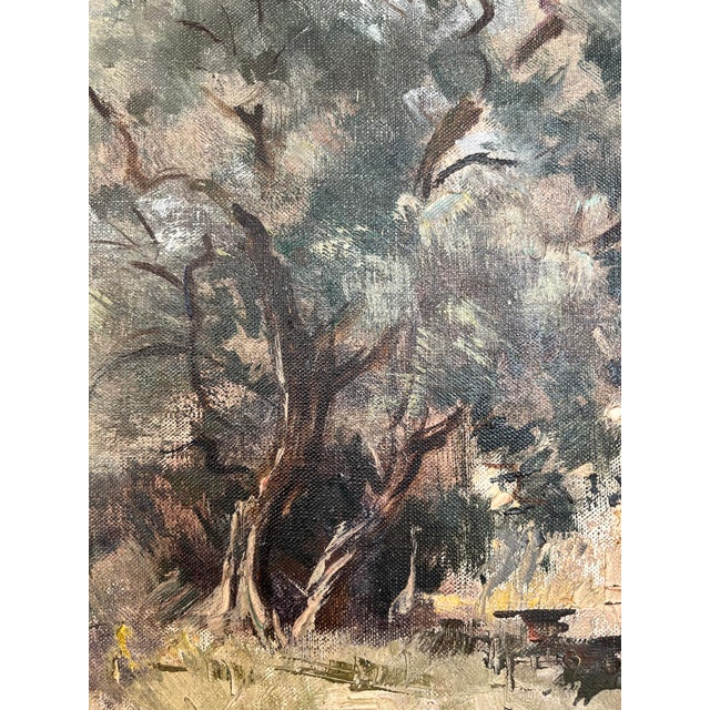 Tony Gardella, Petit sentier Corse et olivier, Oil on Canvas, Framed For Sale - Image 4 of 11