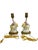 Mid 20th Century Vintage French Porcelain Courting Couple Boudoir Table Lamps With Ormolu Bases – Rococo Style - a Pair For Sale - Image 5 of 16