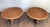 Mid-Century Modern 1970s Large Round Coffee Tables in Rope and Wood Wood in the Style of Audoux Minet - a Pair For Sale - Image 3 of 12