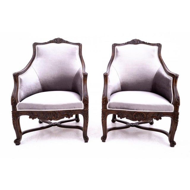 Armchairs, France, 1890, Set of 2 For Sale - Image 3 of 14