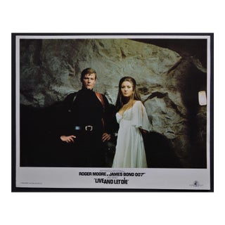 James Bond 007 Live and Let DIe Lobby Card, UK, 1973 For Sale
