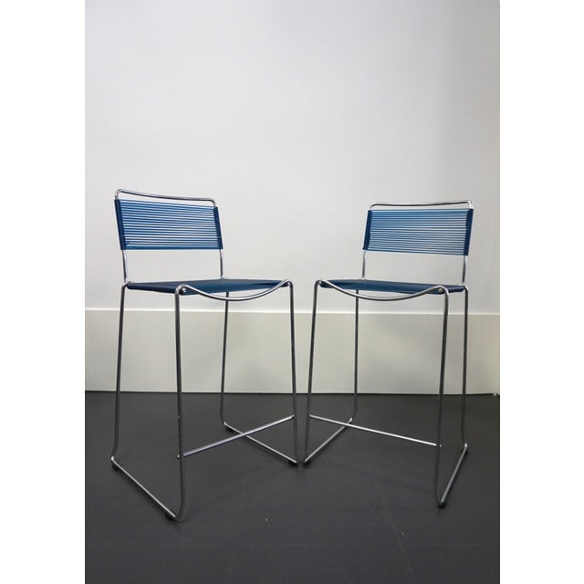 Set of Spaghetti High Stools, 1980s For Sale - Image 4 of 9