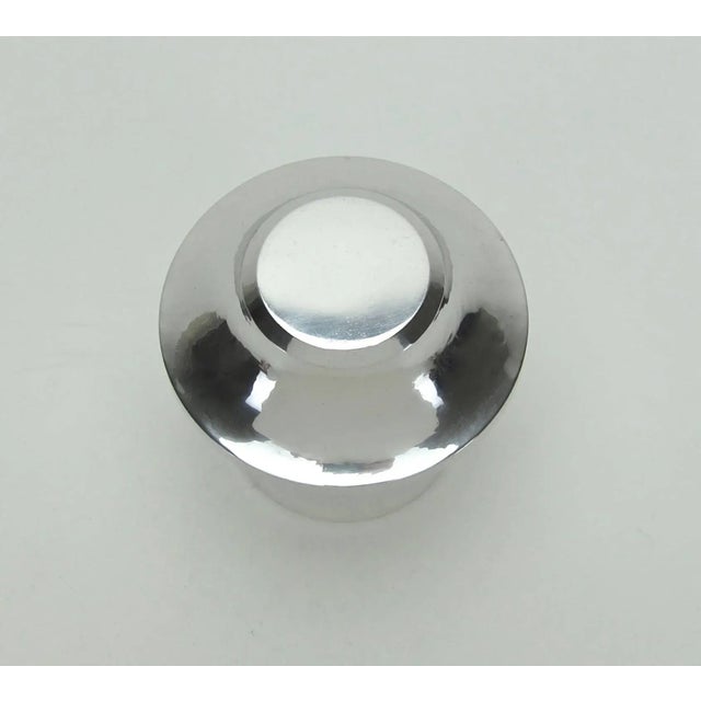 Early 20th Century American Sterling Silver Covered Box by Marie Zimmermann, Circa 1920 For Sale - Image 5 of 9