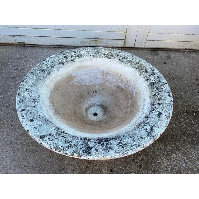 Vintage Planter in Reconstituted Stone and Concrete, 1950s For Sale - Image 10 of 10
