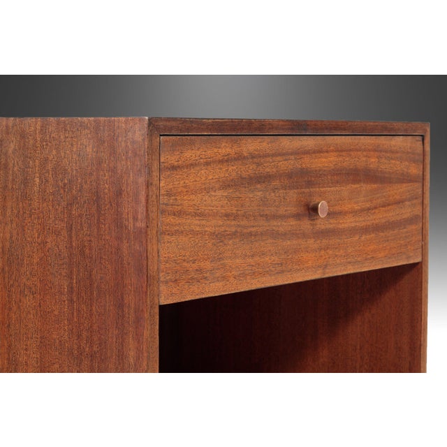 Wood Rare Mid Century Modern End Tables in Mahogany by Harvey Probber, USA, circa 1960's - A Pair For Sale - Image 7 of 13