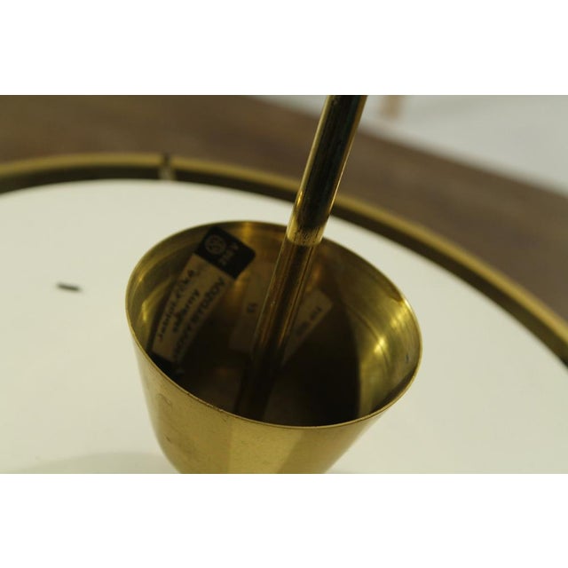 Metal Crystal Glass and Brass Pendant by Jablonecké Sklárny, 1970s For Sale - Image 7 of 8