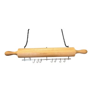 1970s Worlds Largest Rolling Pin Wall Hanging For Sale