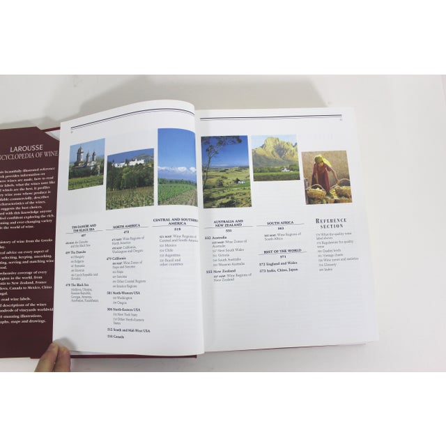 2001 Larousse Encyclopedia of Wine Hard Cover Book For Sale - Image 9 of 13