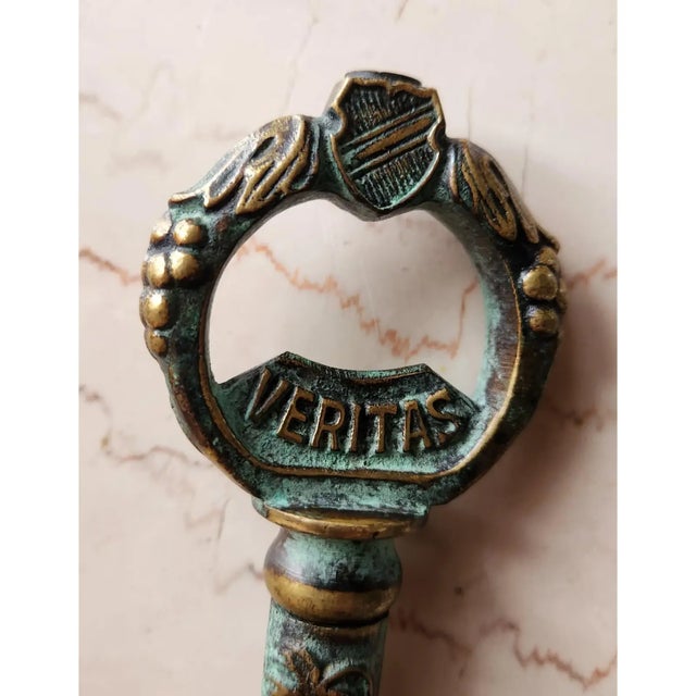 1950s Bronze Key Vino Wine Bottle Opener Germany For Sale In San Diego - Image 6 of 10