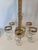 Vintage Culver Tyrol Gold Filigree Glass Decanter & 5 Stemmed Wine Glasses Set For Sale In Phoenix - Image 6 of 12