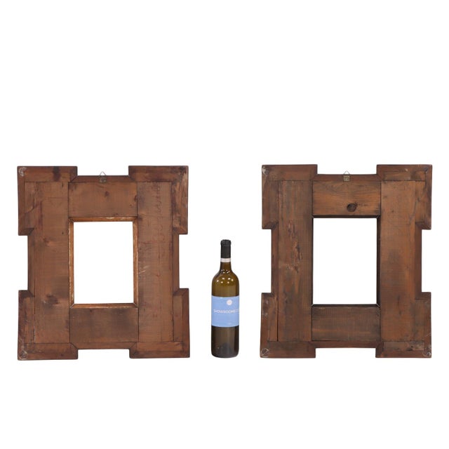 Small Pair of Italian Frames in the Dutch Style, C. 1945. For Sale In Philadelphia - Image 6 of 6