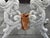1950s Vintage Rococo-Style Painted Cast-Iron Pedestal Table With Round Glass Top For Sale - Image 5 of 15