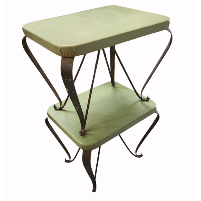 Mid-Century Modern 1940s Pair of Neoclassical Inspired by Jansen Stools For Sale - Image 3 of 4