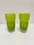 Set of six beautifully colored vintage glass from Dansk - two in blue, two green and two in yellow. These glasses were...