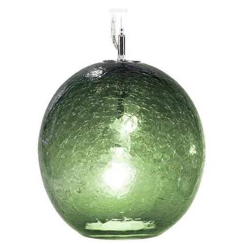 Tempo Solaris Pendant Light from the Boa Lantern Collection in Emerald For Sale - Image 4 of 4