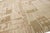 Modern Boho Chic Moroccan Style Handmade Abstract Beige Square Wool Rug For Sale In New York - Image 6 of 10