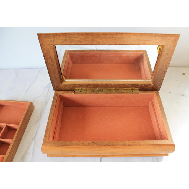 Vintage Wood Jewelry Box For Sale In Milwaukee - Image 6 of 14