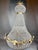 1970s French Louis XVI Gold Bronze Crystal Chandeliers-Pair For Sale - Image 6 of 11