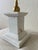 Brass Thomas O'Brien Visual Comfort Brett Buffet Lamps, White Marble, Hand Rubbed Brass - Set of 2 For Sale - Image 8 of 12