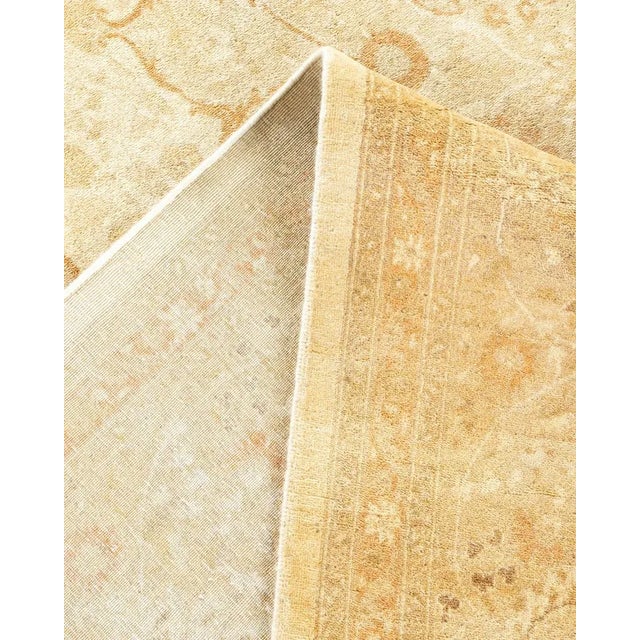 Mogul Collection Hand-Knotted Area Rug - Ivory 8' 0" x 10' 7" For Sale In New York - Image 6 of 9