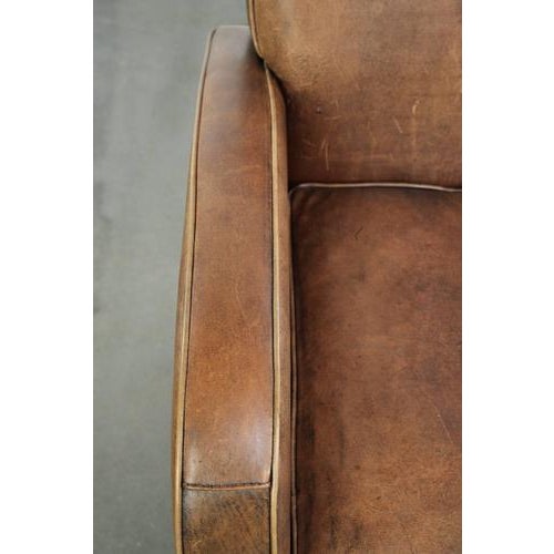 Set of Sheepskin Lounge Chair and Ottoman For Sale - Image 7 of 18