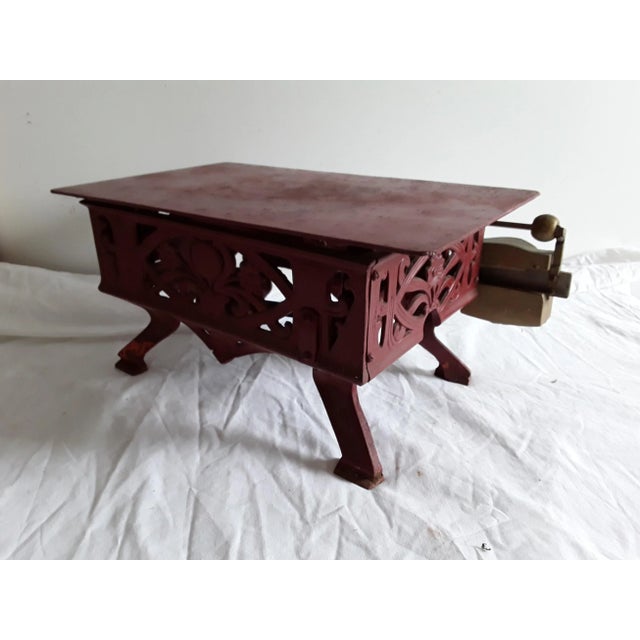 Antique Jugendstil German Cast Iron Market Scale, 1900s For Sale - Image 4 of 5