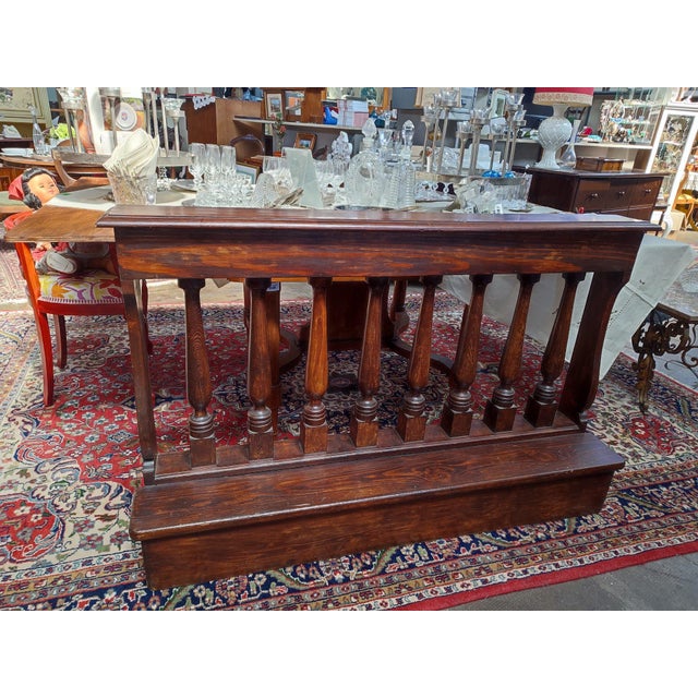 Antique Wooden Balustrade, 1890s, in Very Good conditions. Designed 1890 to 1919