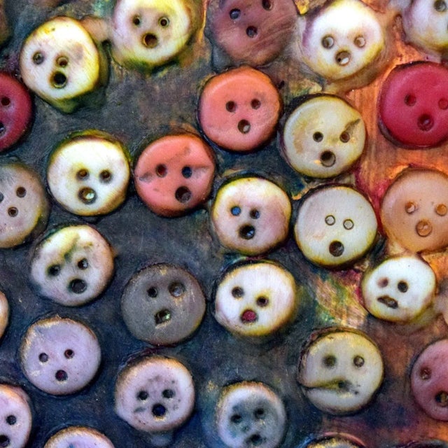 Andrew Francis "Other People" Contemporary Abstract Encaustic Painting 2019 For Sale - Image 4 of 5