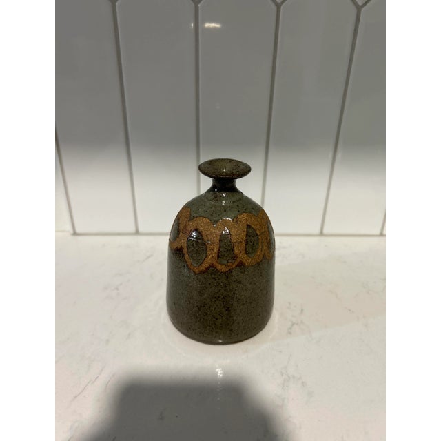 Mid-Century Modern Wabi-Sabi Styled Studio Ceramic For Sale - Image 3 of 9