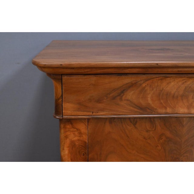 Wood Restoration Chest of Drawers in Burr Walnut, 19th Century For Sale - Image 7 of 17