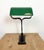 Black Vintage Green Enamel Banker Lamp, 1930s For Sale - Image 8 of 18